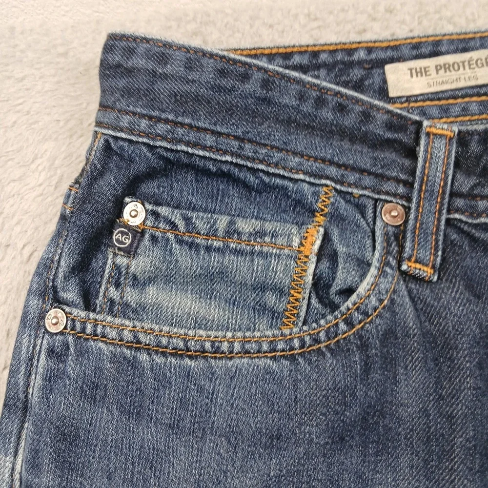AG Adriano Goldschmied The‎ Protege Straight Leg Jeans 32x34 Blue
